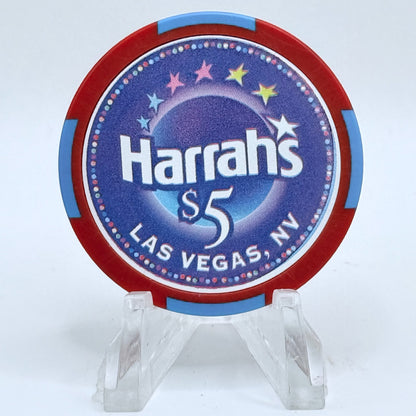 Harrah's Las Vegas Nevada 2003 'National Finals Rodeo' LE $5 Casino Chip E0939