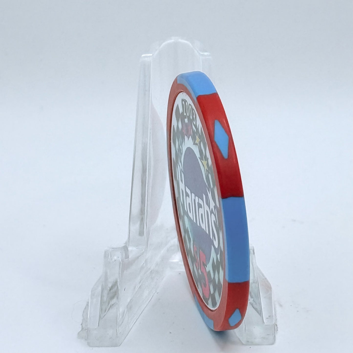 Harrah's Las Vegas Nevada 2003 'Race Car' LE $5 Casino Chip E0964