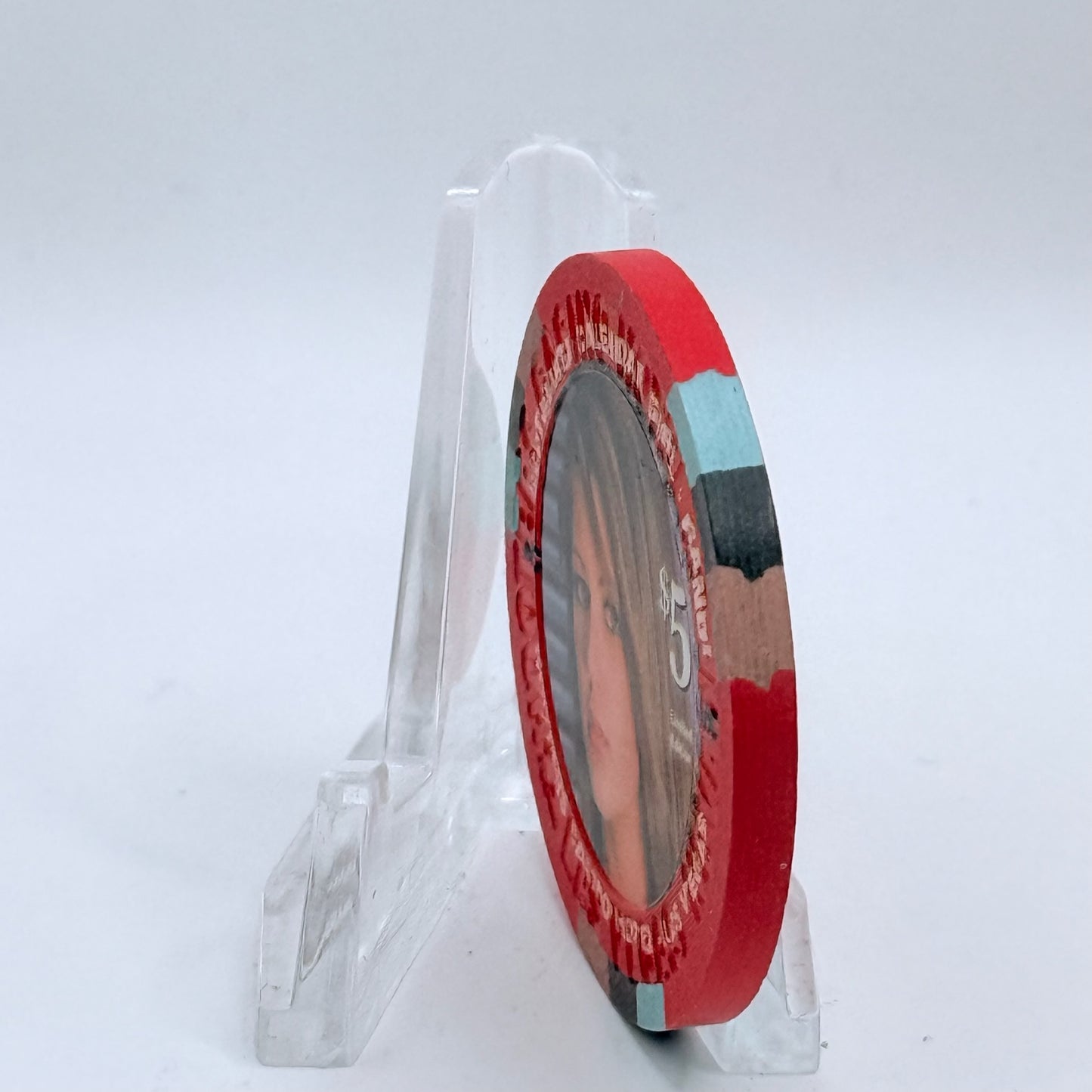 Hooters Casino Hotel Las Vegas Nevada 2007 'September Calendar Girl - Randi' Series 5 LE $5 Casino Chip E5899