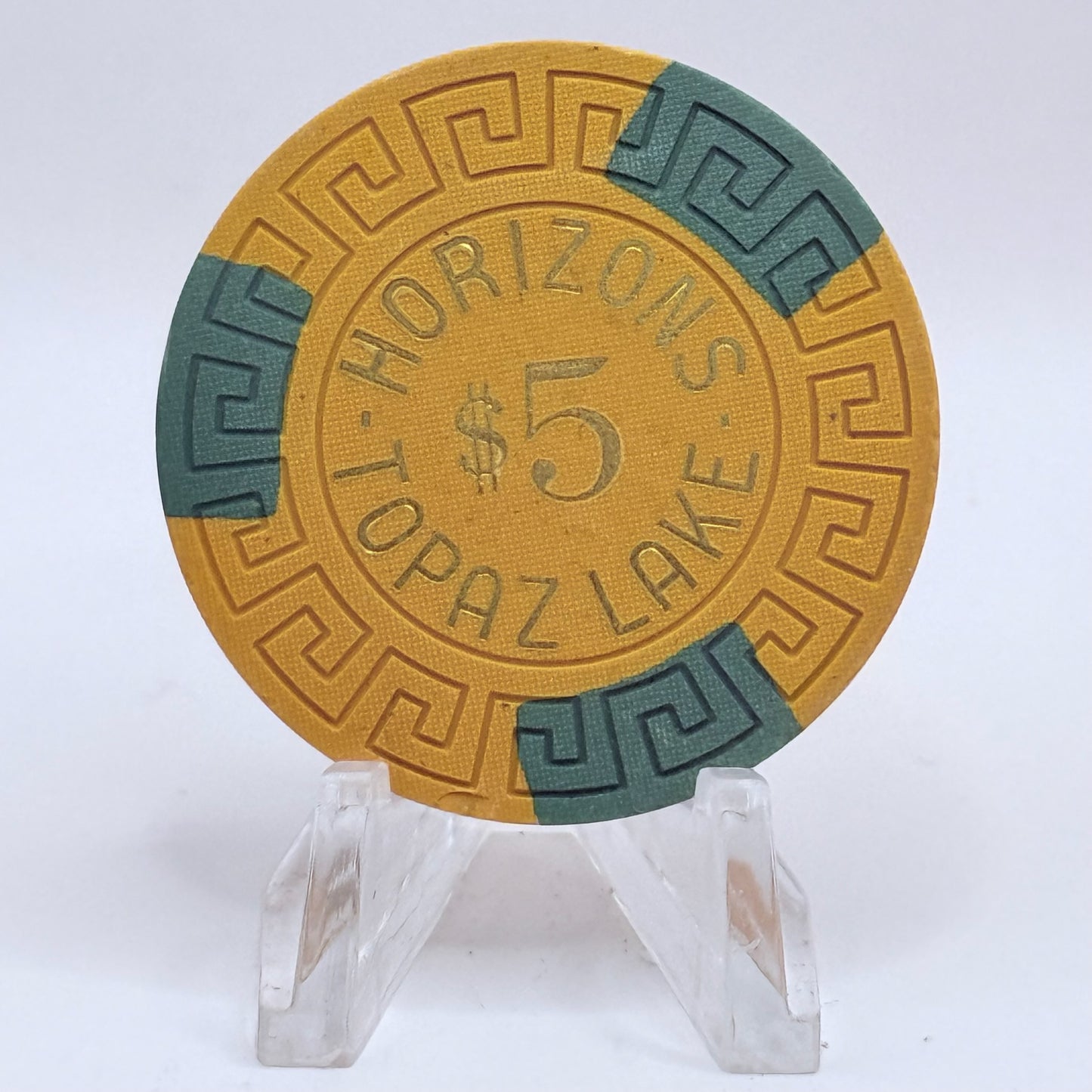 Horizons Topaz Lake Nevada 1973 $5 Casino Chip N5660