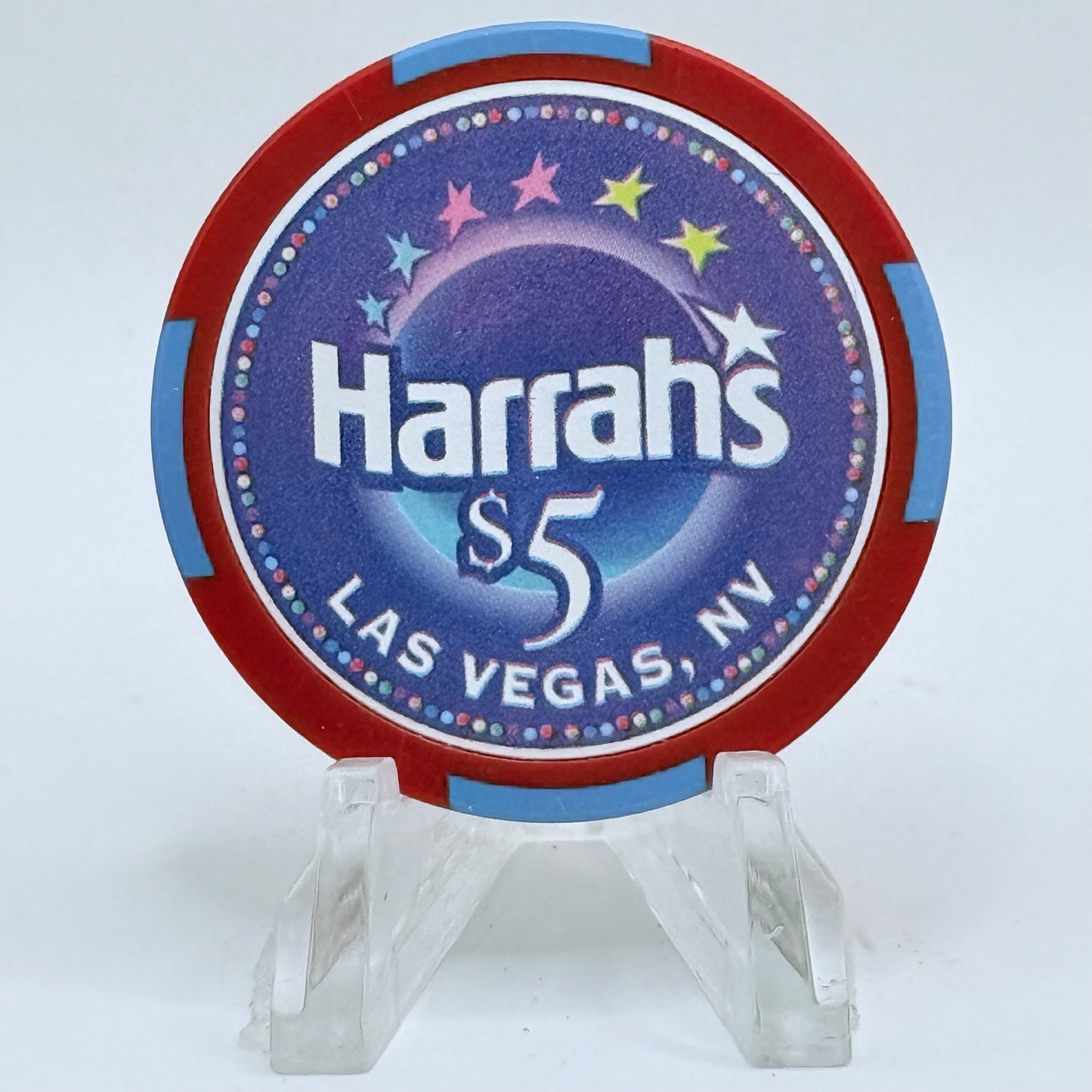 Harrah's Las Vegas Nevada 2004 'Celebrate' LE $5 Casino Chip E0915