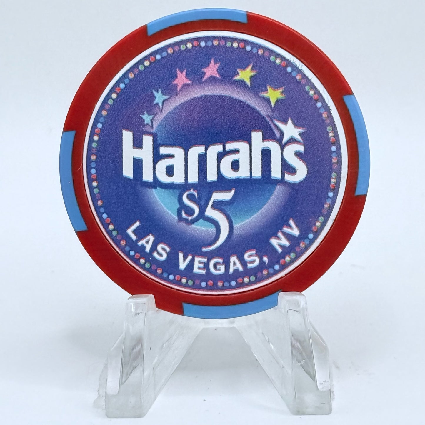 Harrah's Las Vegas Nevada 2004 'Celebrate' LE $5 Casino Chip E0915