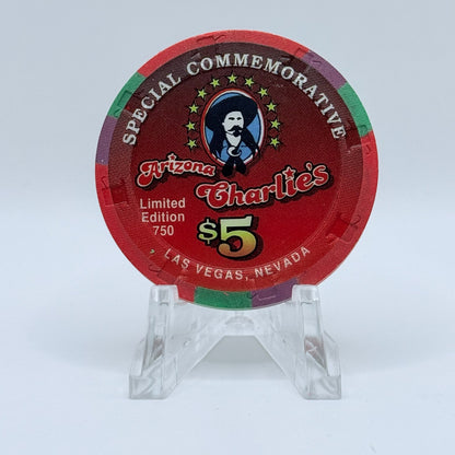 Arizona Charlie's Decatur (West) Las Vegas Nevada 1997 '9th Anniversary' LE $5 Casino Chip V2007
