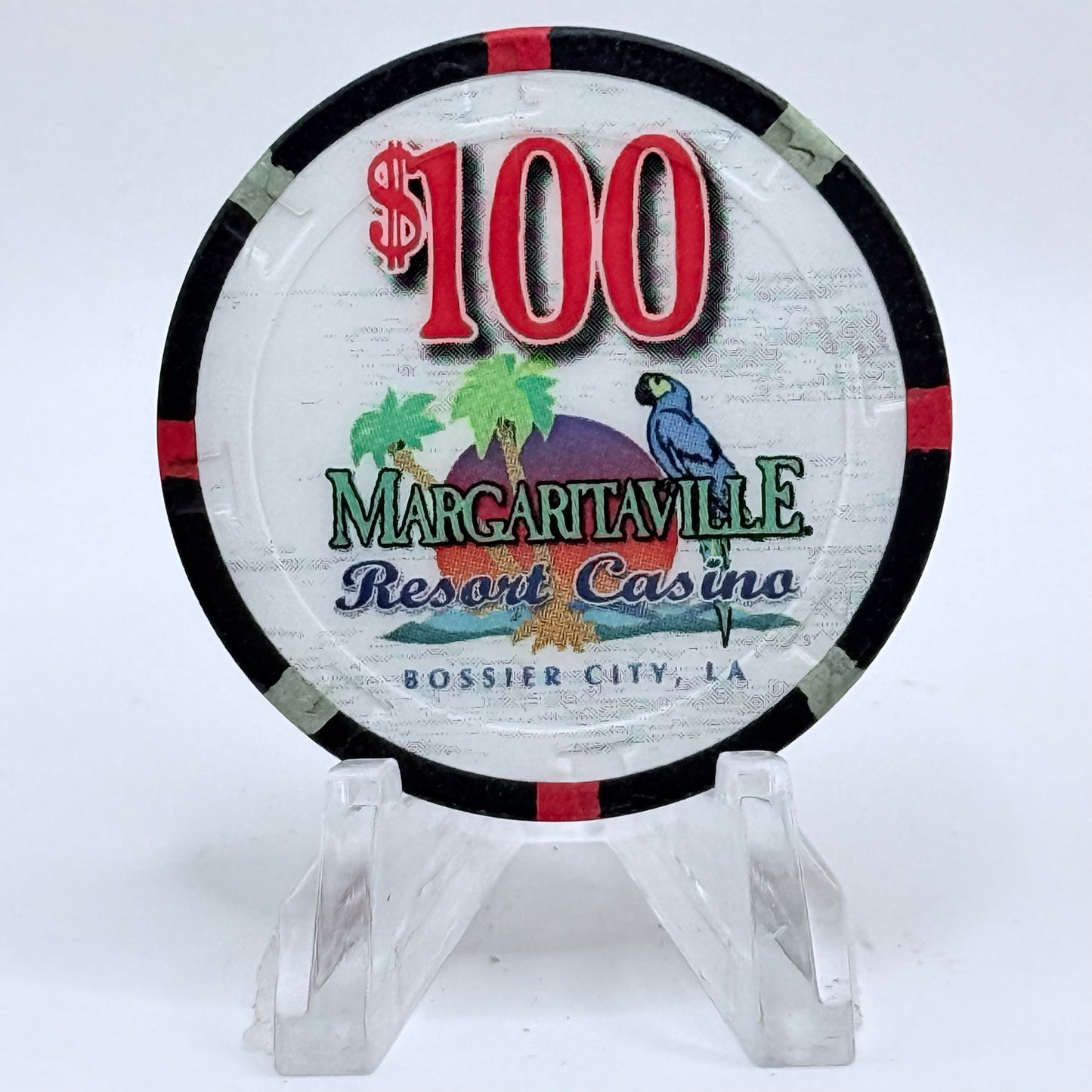 Margaritaville Bossier City Louisiana 2013 'Grand Opening - License To Chill' LE $100 Casino Chip