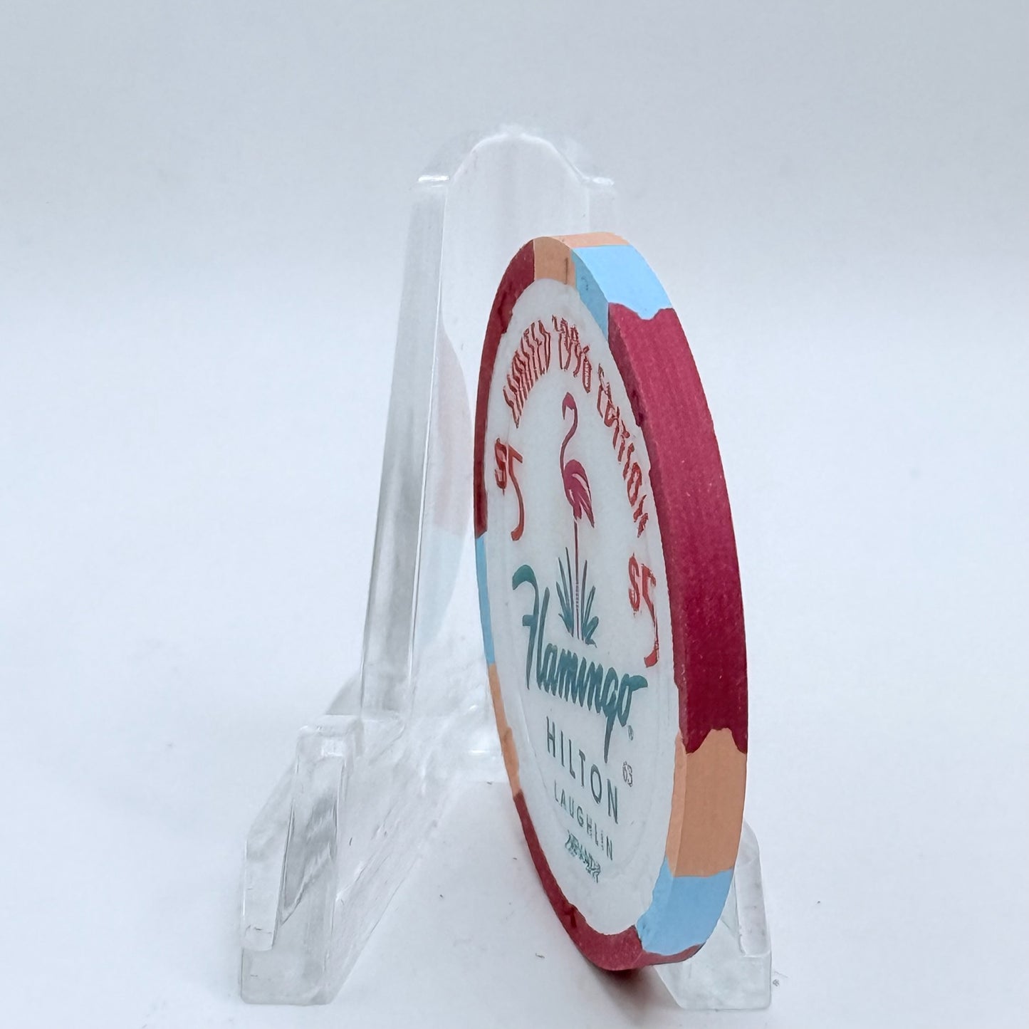 Flamingo Hilton Laughlin Nevada 1996 '1959 Cadillac Coupe' Series 10 LE $5 Casino Chip N2471