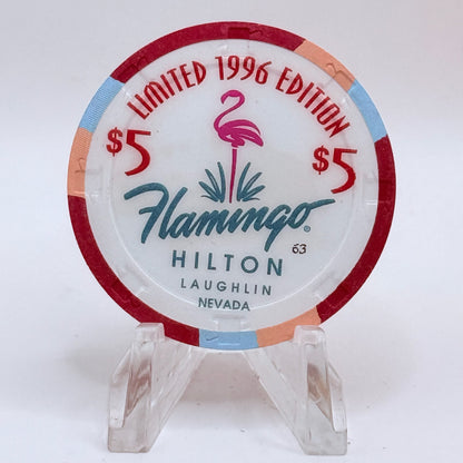 Flamingo Hilton Laughlin Nevada 1996 '1957 Thunderbird' Series 10 LE $5 Casino Chip N2470