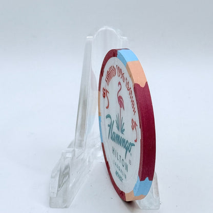 Flamingo Hilton Laughlin Nevada 1996 '1934 Timmis Ford V-8 Roadster' Series 10 LE $5 Casino Chip N2460