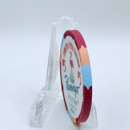 Flamingo Hilton Laughlin Nevada 1996 '1947 Ford Woody' Series 10 LE $5 Casino Chip N2465