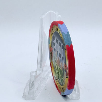 New York New York Las Vegas Nevada 1999 'Millennium' LE $5 Casino Chip V5107