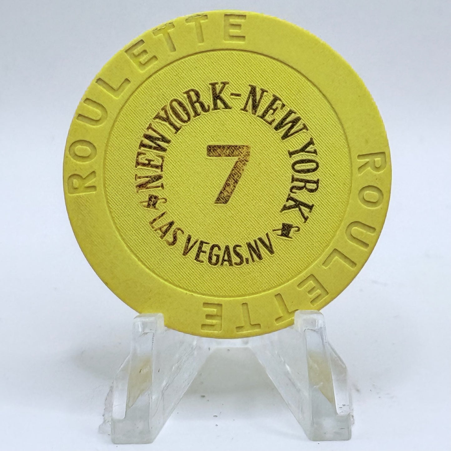 New York New York Las Vegas Nevada 1997 Series 107 Roulette Casino Chip E6875