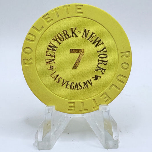 New York New York Las Vegas Nevada 1997 Series 107 Roulette Casino Chip E6875