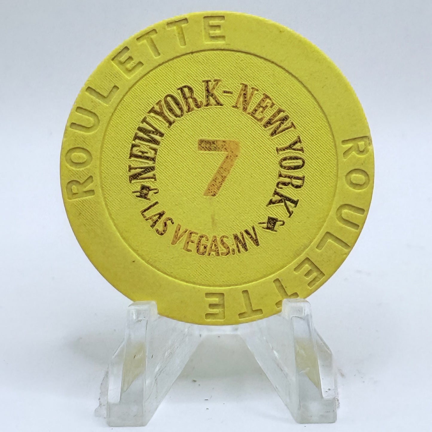New York New York Las Vegas Nevada 1997 Series 107 Roulette Casino Chip E6875