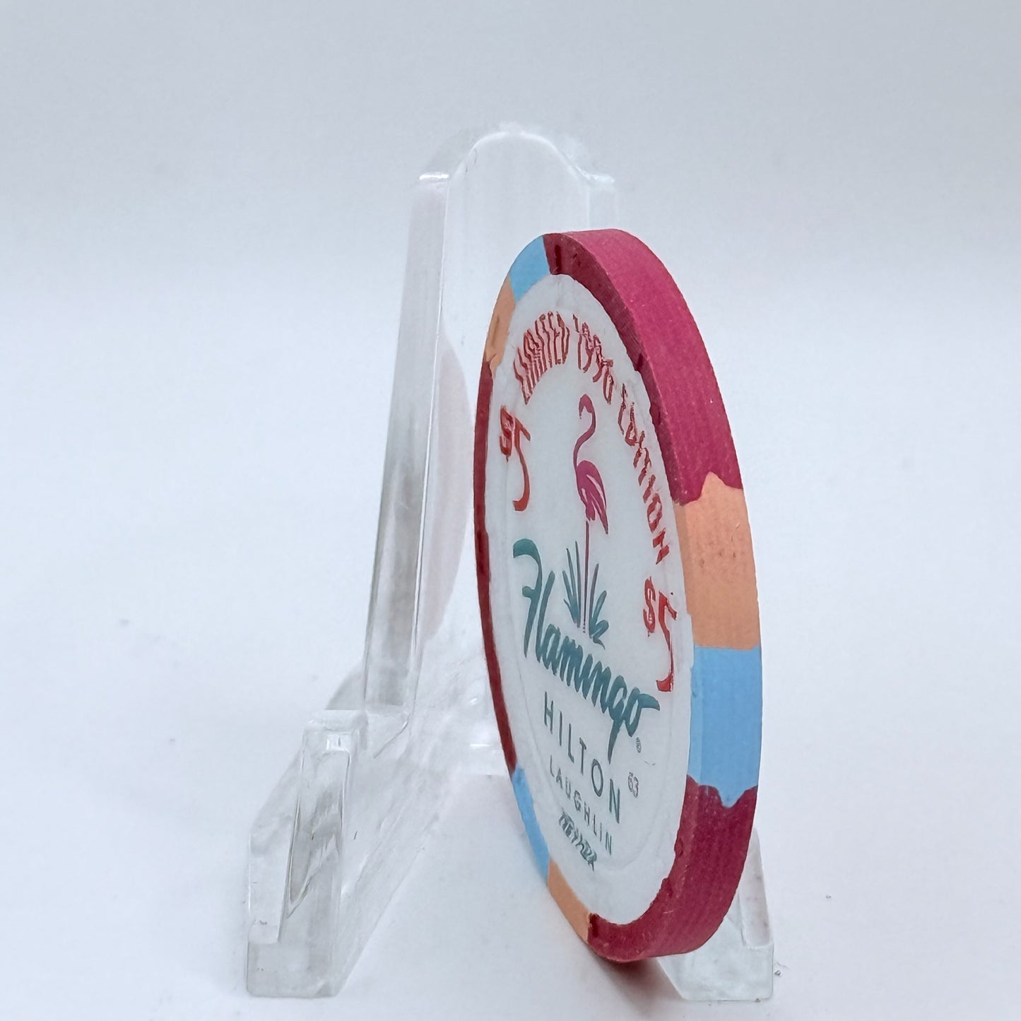 Flamingo Hilton Laughlin Nevada 1996 '1956 Buick Special' Series 10 LE $5 Casino Chip N2467