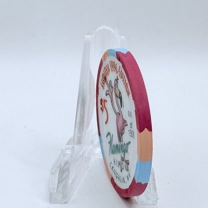 Flamingo Hilton Laughlin Nevada 1996 'Legends of the West - Wild Bill Hickok' Series 8 LE $5 Casino Chip N8282