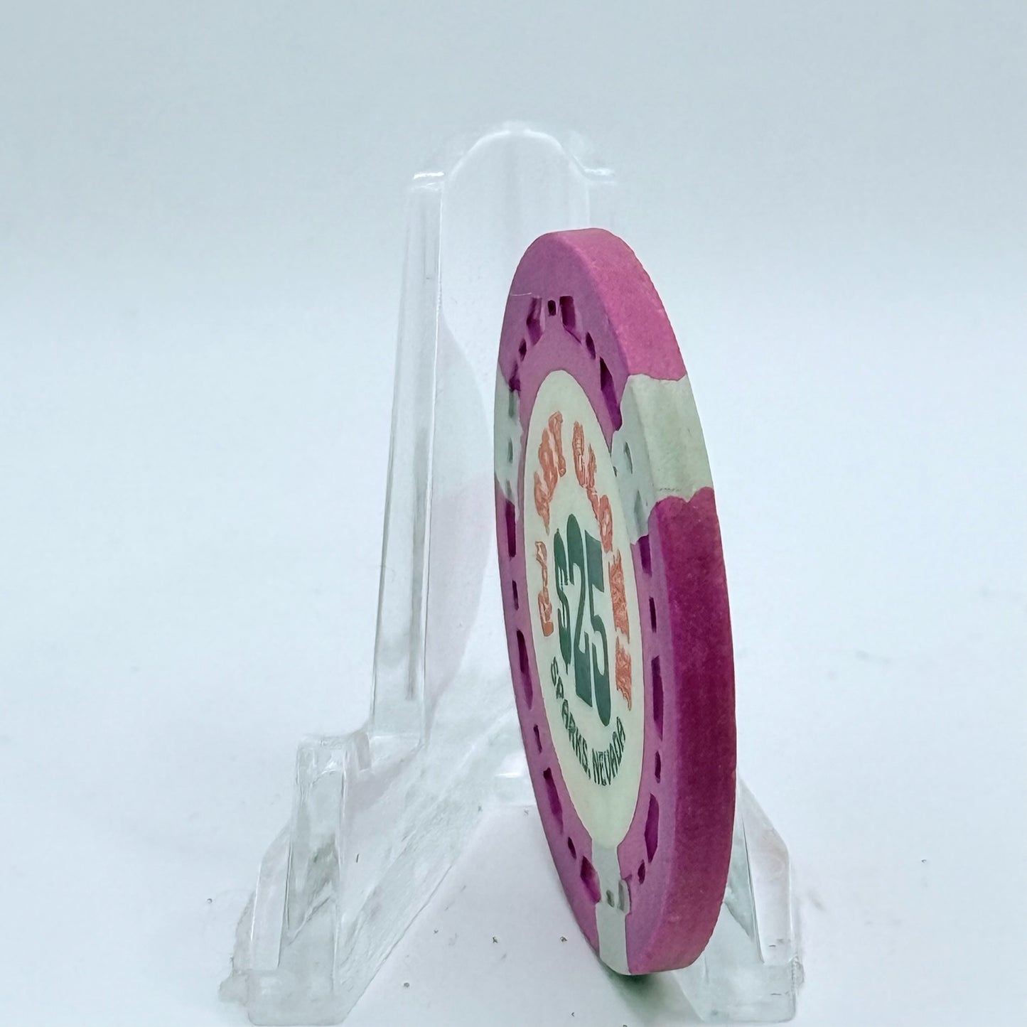 Rod's Shy Clown Sparks Nevada 1973 $25 Casino Chip N5533