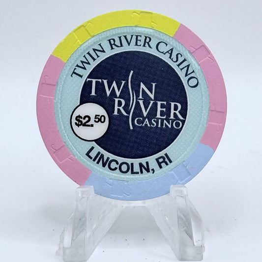 Twin River Lincoln Rhode Island 2013 $2.50 Casino Chip
