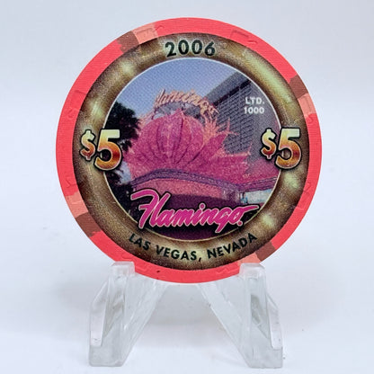 Flamingo Hotel & Casino Las Vegas Nevada 2006 '50 Years Ago - 1950's' LE $5 Casino Chip E5494