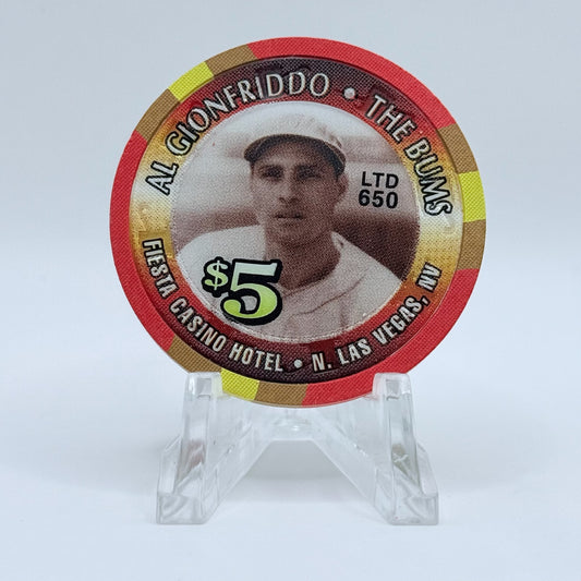 Fiesta Rancho N. Las Vegas Nevada 1998 'Al Gionfriddo' LE $5 Casino Chip V2419