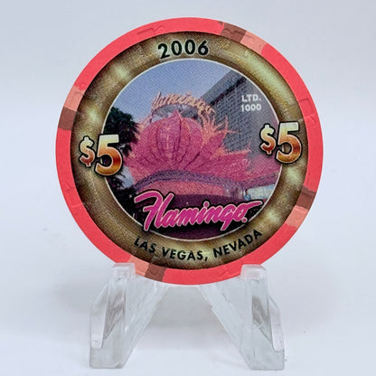Flamingo Hotel & Casino Las Vegas Nevada 2006 '20 Years Ago - 1980's' LE $5 Casino Chip E5529