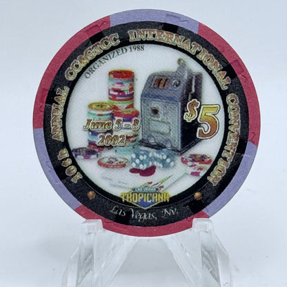 CCA Other Issues 2002 '10th Annual Convention' LE $5 Casino Chip E2844