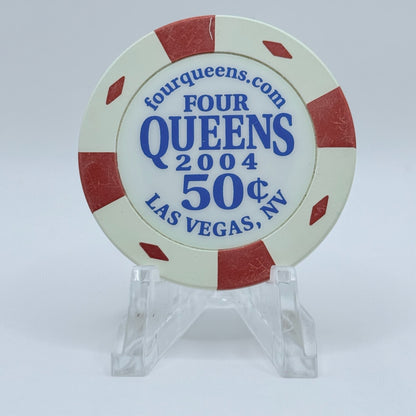 Four Queens Las Vegas Nevada 2004 $0.50 Casino Chip E0509