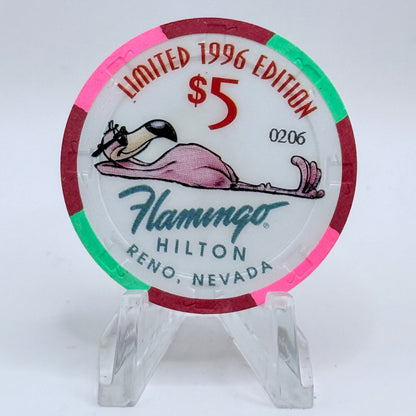 Flamingo Hilton Reno Nevada 1996 '1957 Chevy Nomad' Series 6 LE $5 Casino Chip N7933
