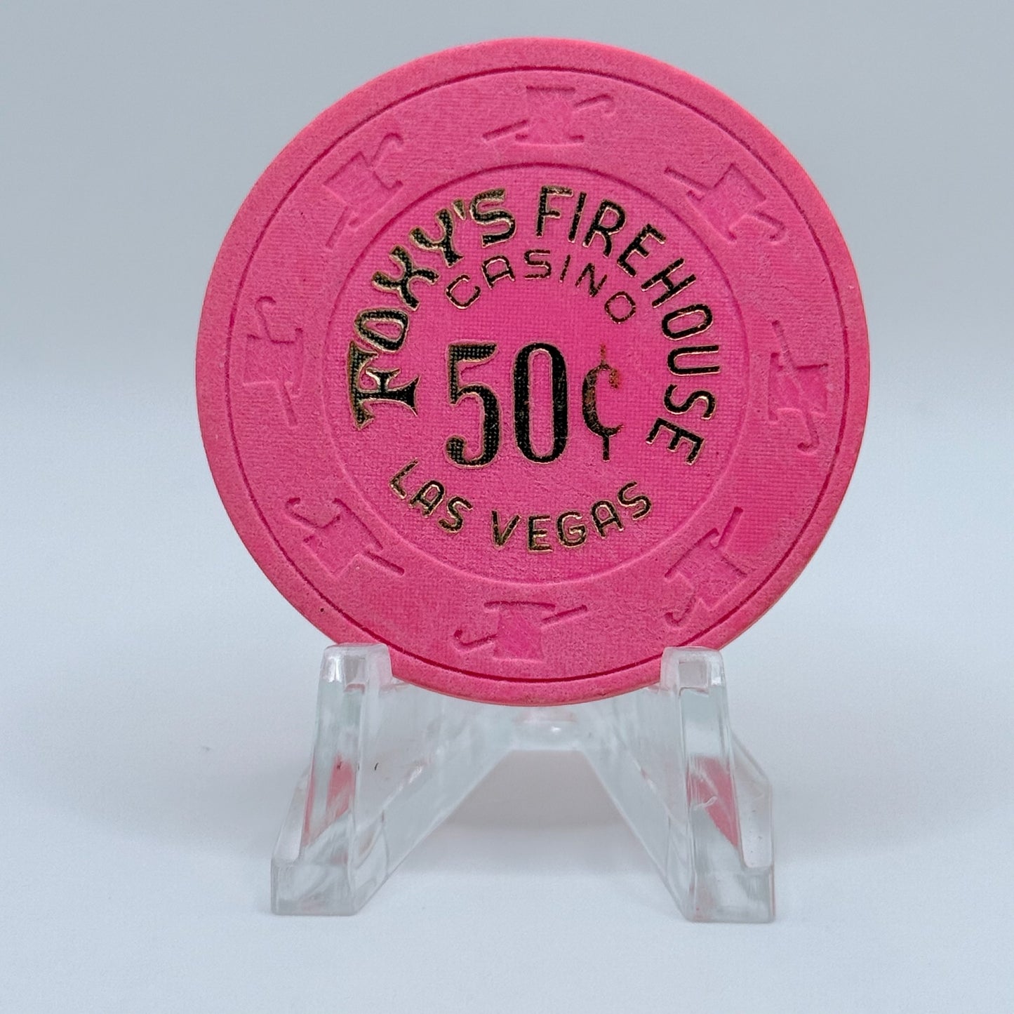 Foxy's Firehouse Las Vegas Nevada $0.50 Casino Chip N6112.L