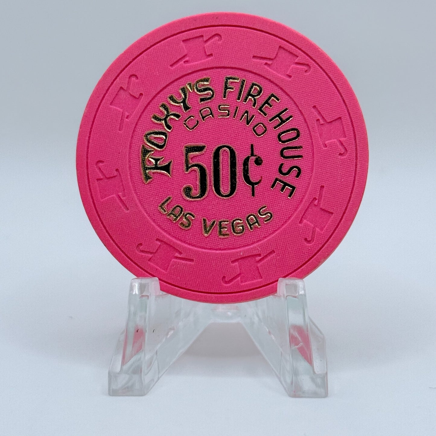 Foxy's Firehouse Las Vegas Nevada $0.50 Casino Chip N6112.L