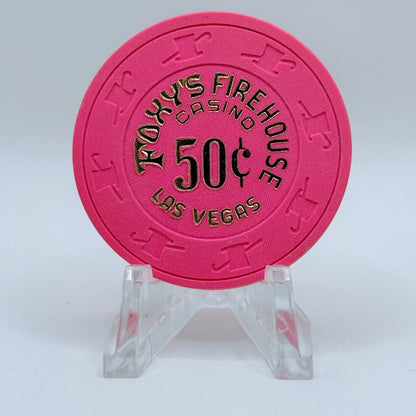 Foxy's Firehouse Las Vegas Nevada $0.50 Casino Chip N6112.L