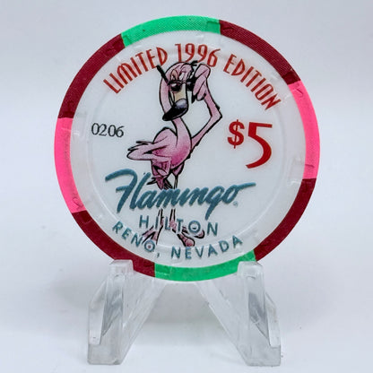 Flamingo Hilton Reno Nevada 1996 '1958 Ford Fairlane' Series 6 LE $5 Casino Chip N7929