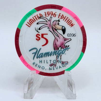Flamingo Hilton Reno Nevada 1996 '1954 Buick Skylark' Series 6 LE $5 Casino Chip N7928