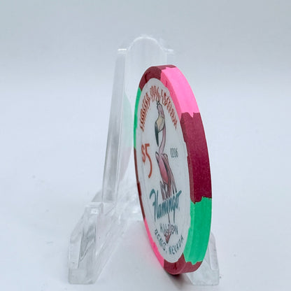 Flamingo Hilton Reno Nevada 1996 '1954 Ford Crestline' Series 6 LE $5 Casino Chip N7936