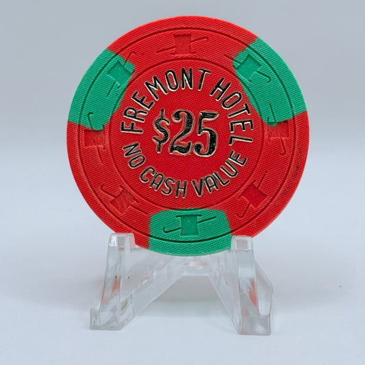 Fremont Las Vegas Nevada $25 NCV Casino Chip N1234