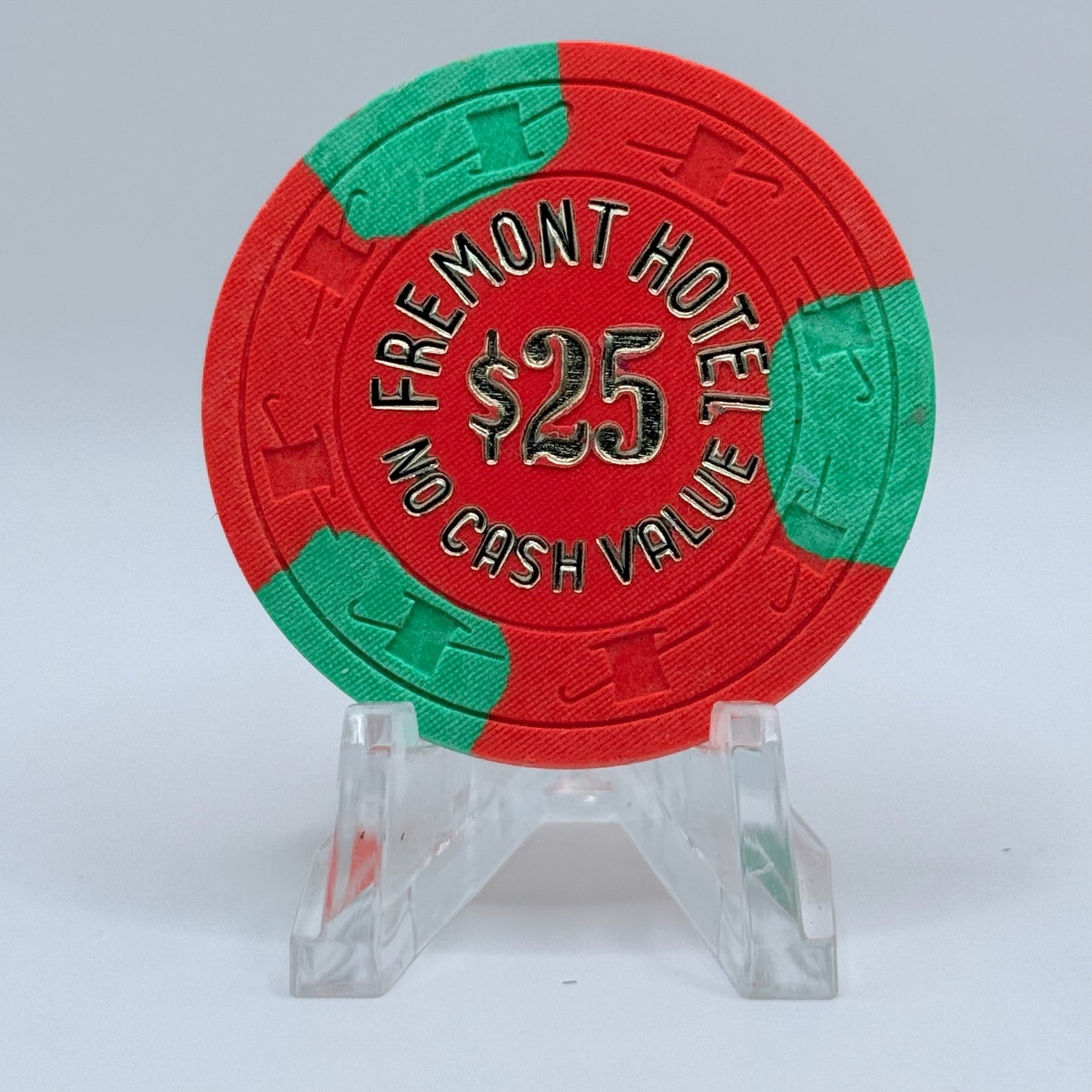 Fremont Las Vegas Nevada $25 NCV Casino Chip N1234