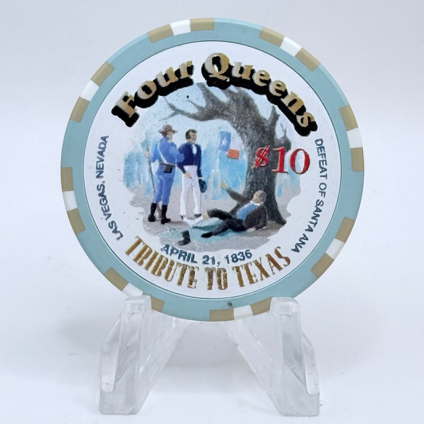 Four Queens Las Vegas Nevada 1995 LE $10 Casino Chip N0417