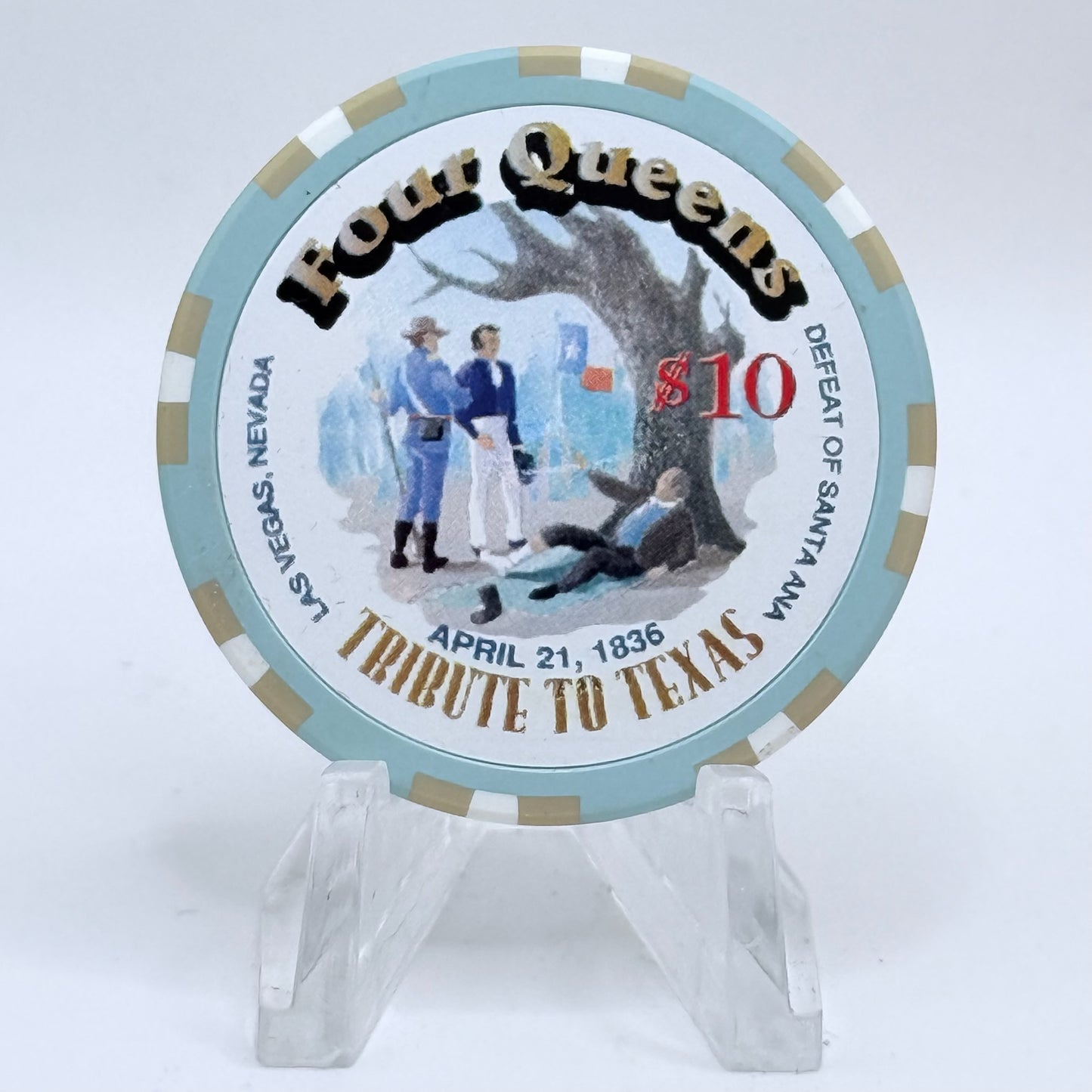 Four Queens Las Vegas Nevada 1995 LE $10 Casino Chip N0417