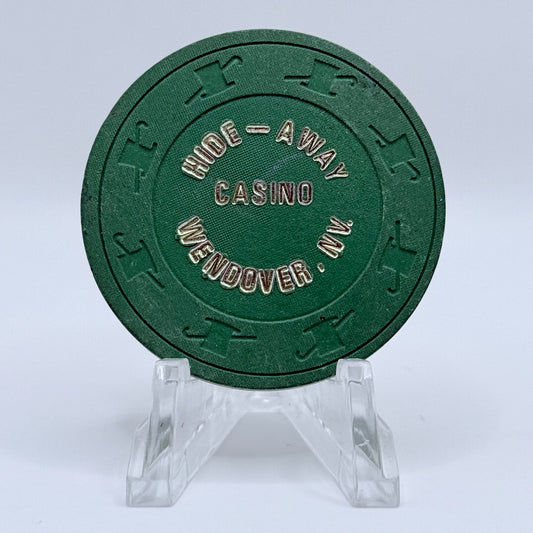 Hide-Away Club Wendover Nevada 1983 $25 Casino Chip V9018