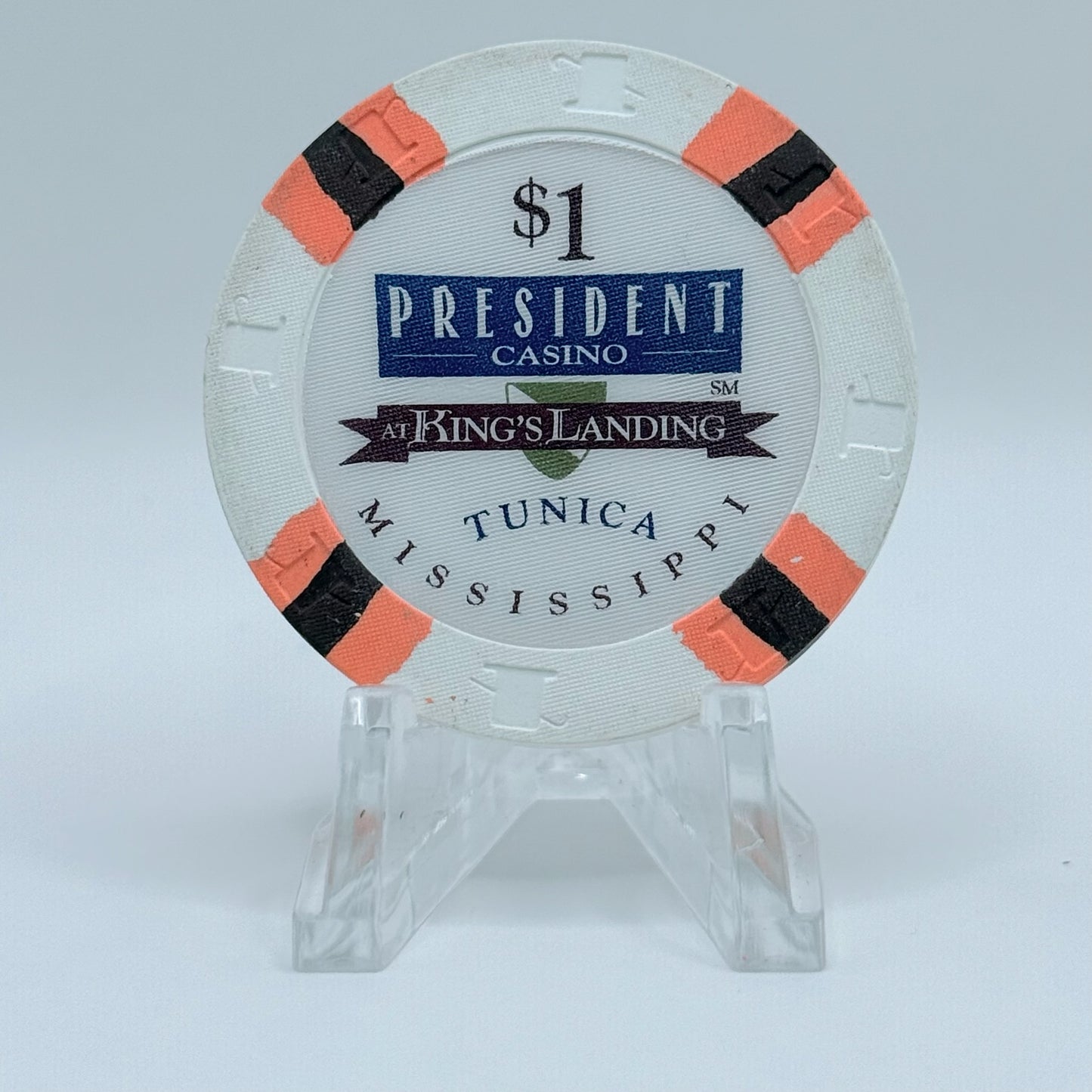 President Tunica Mississippi Series 1 $1 Casino Chip