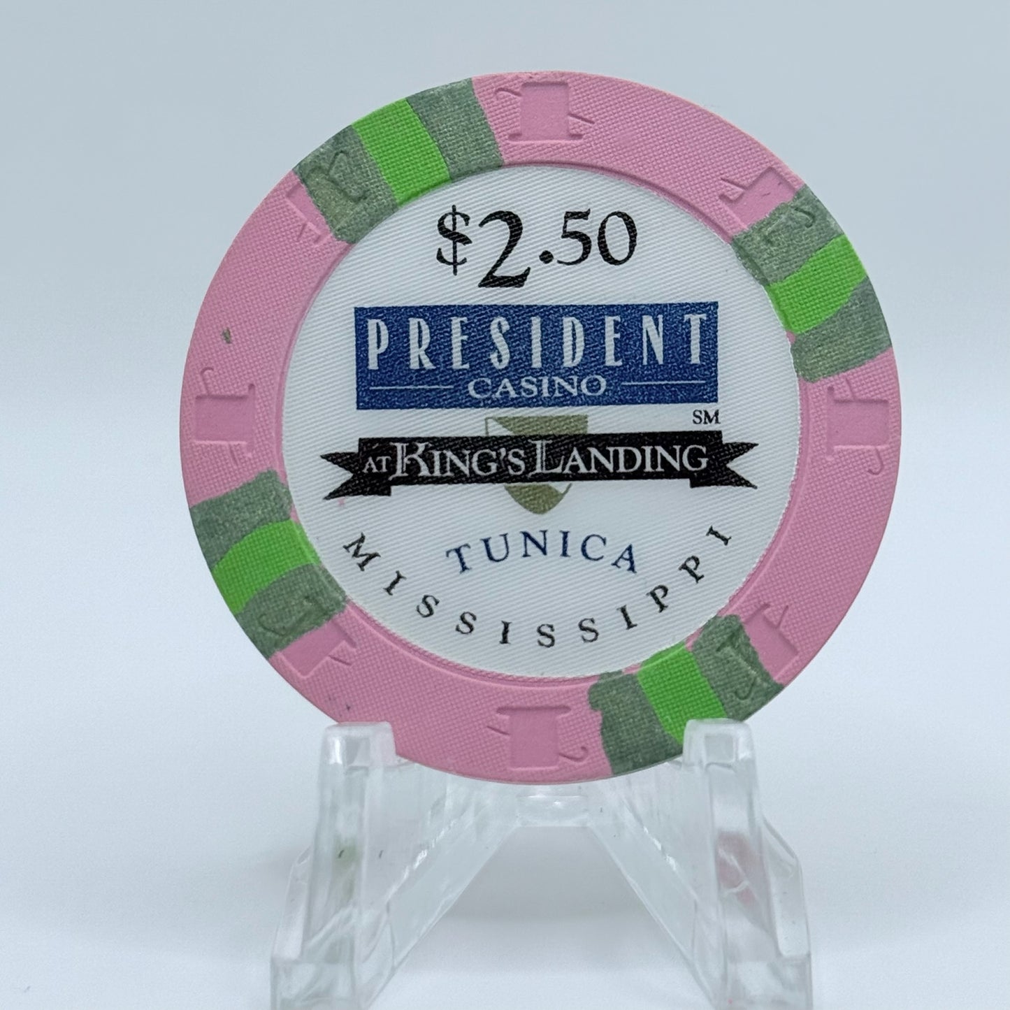President Tunica Mississippi $2.50 Casino Chip