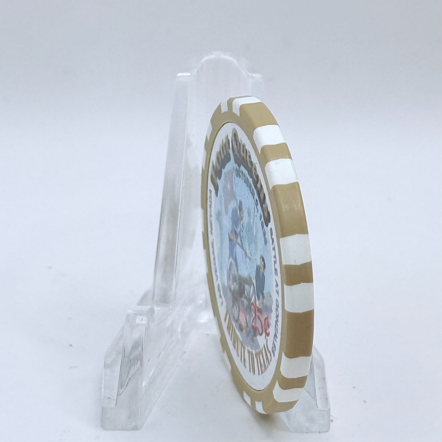 Four Queens Las Vegas Nevada 1995 'Tribute To Texas, Battle Of Gonzalez' LE $0.25 Casino Chip D0535