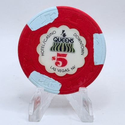 Four Queens Las Vegas Nevada 1989 $5 Casino Chip N1618