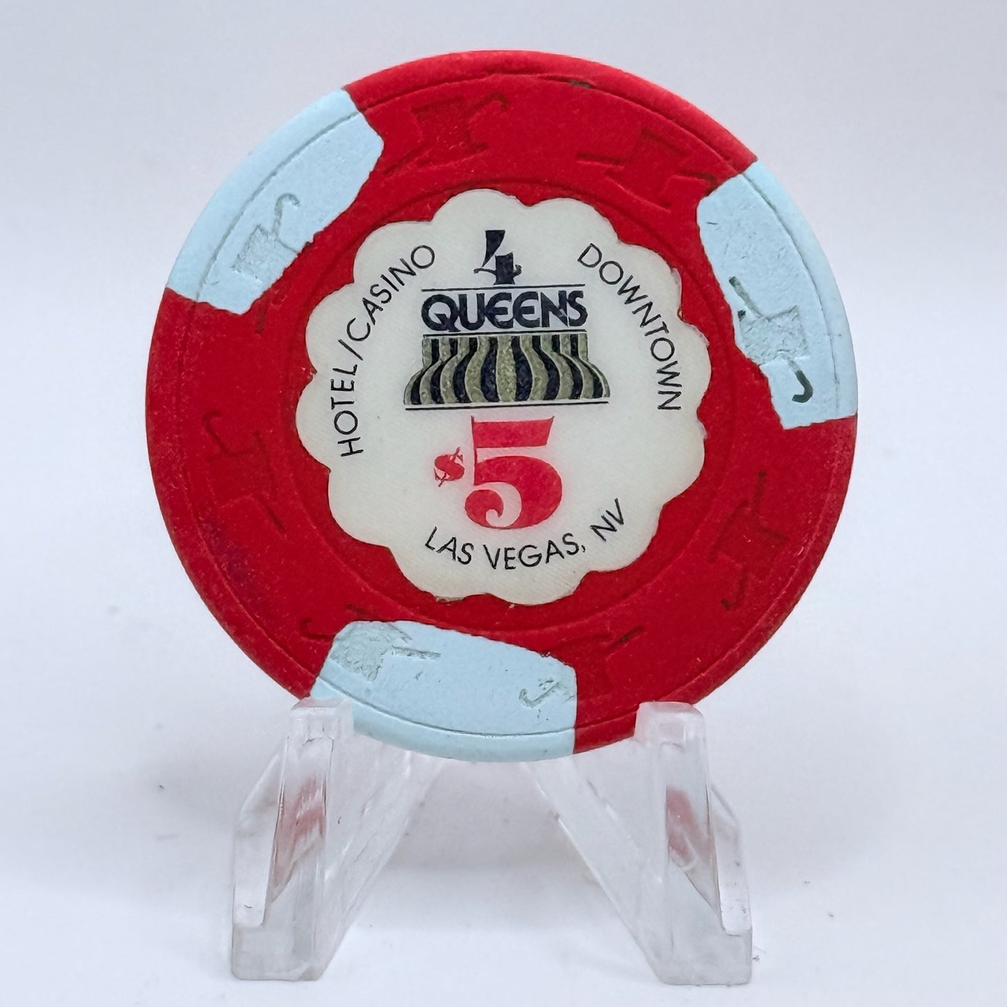 Four Queens Las Vegas Nevada 1989 $5 Casino Chip N1618