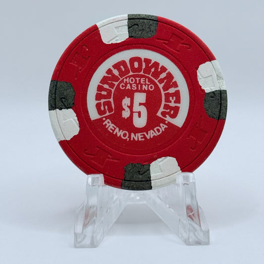 Sundowner Reno Nevada 1992 $5 Casino Chip N7062