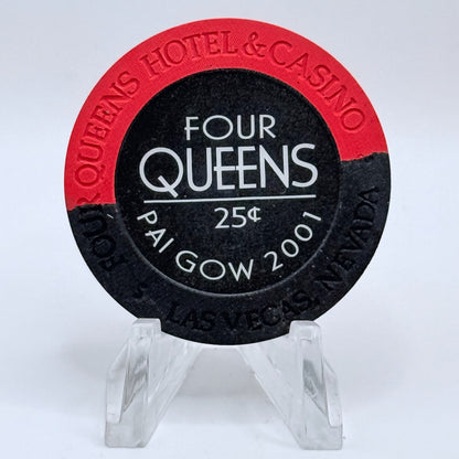 Four Queens Las Vegas Nevada 2001 'Pai Gow' $0.25 Casino Chip V7018