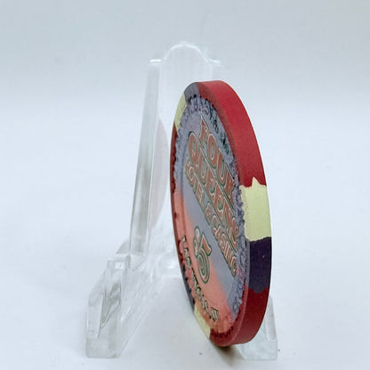 Four Queens Las Vegas Nevada 2005 'Veteran's Day' LE $5 Casino Chip E4906