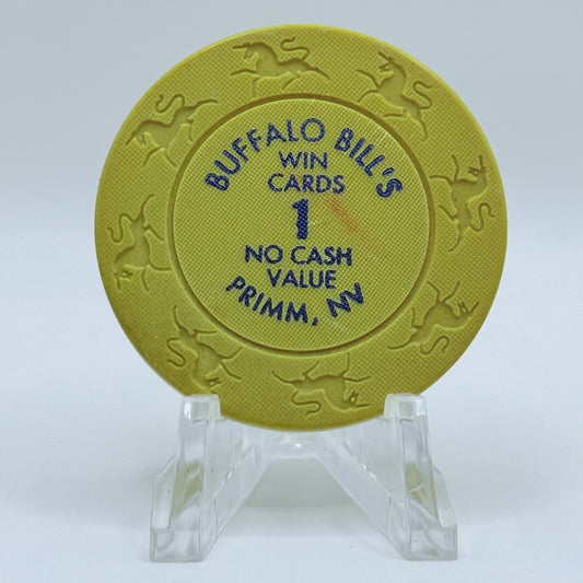 Buffalo Bill's Primm Nevada 2004 $1 Win Cards Chips E3730.1