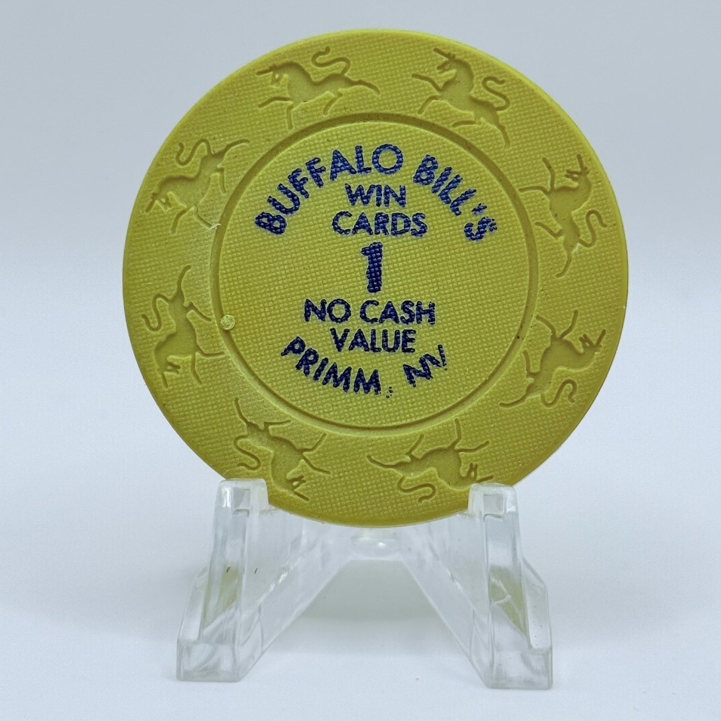 Buffalo Bill's Primm Nevada 2004 $1 Win Cards Chips E3730.1