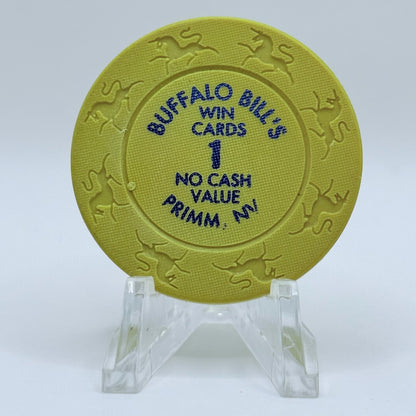 Buffalo Bill's Primm Nevada 2004 $1 Win Cards Chips E3730.1