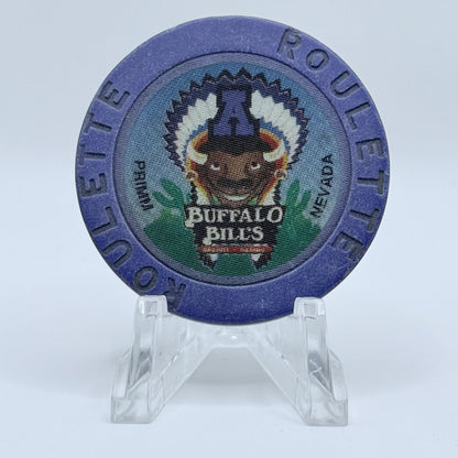 Buffalo Bill's Primm Nevada 1998 Series 201 Roulette Purple Casino Chip V2182