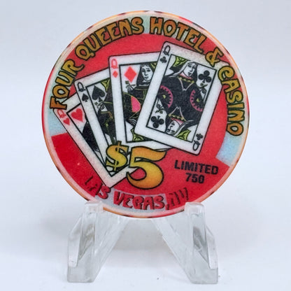 Four Queens Las Vegas Nevada 1998 'Halloween' LE $5 Casino Chip V2504